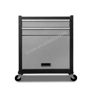 铁工具箱，带内抽屉手推车粉末涂层保护抽屉柜，带脚轮 - Product Image 4