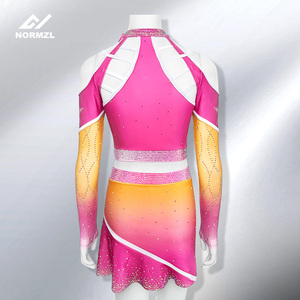 Custom Design You Own <strong>Pink</strong> Cheerleading Uniforms <strong>Cheer</strong> High School Mysterious <strong>Cheer</strong> Uniforms Wholesale - Product Image 2