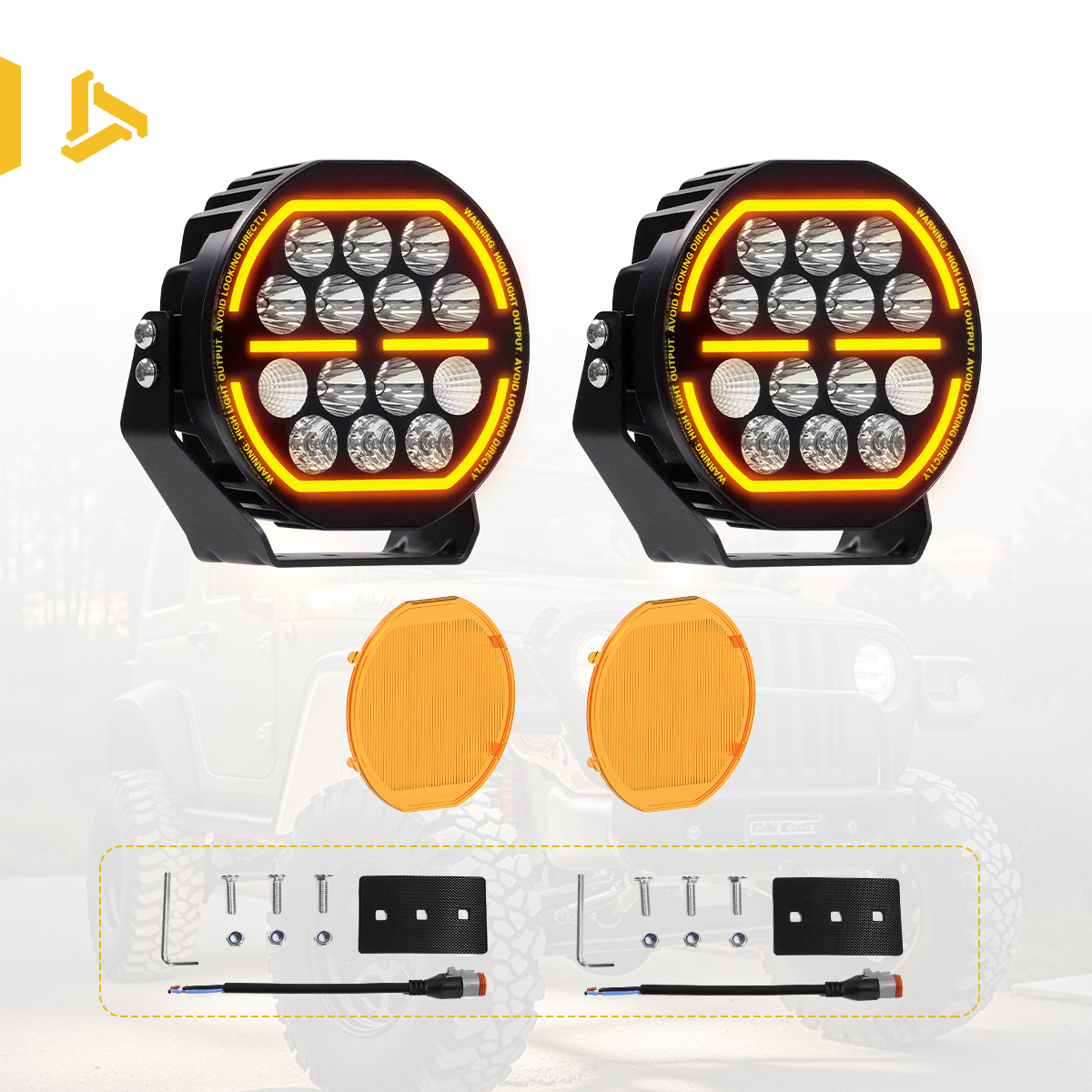Light Kit ( Pair + Yellow Cover )