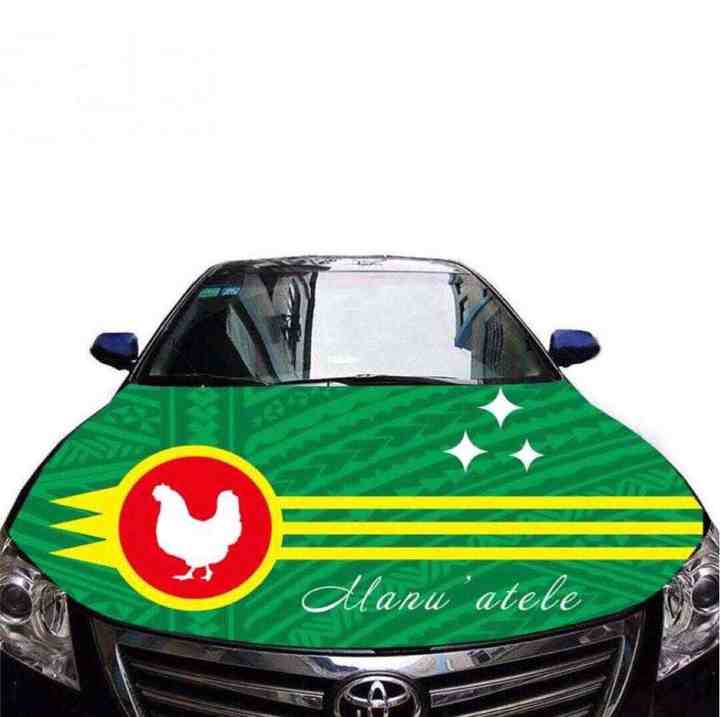 Custom Printed Design logo Samoa Flag Car Hood Cover Flag