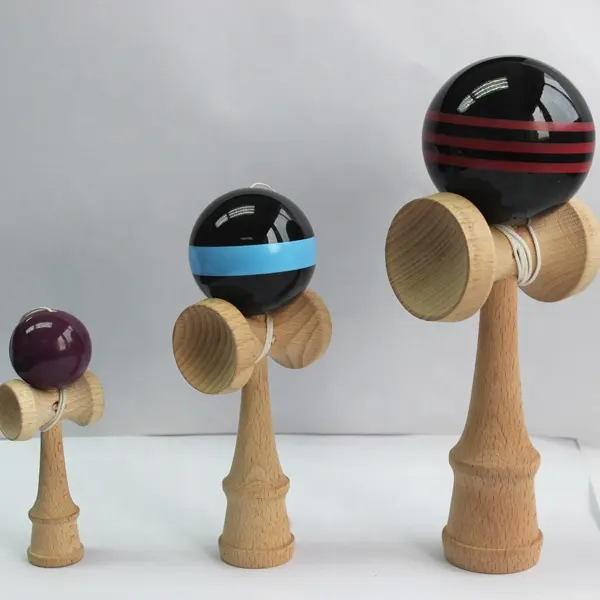 Kendama خشبية كبيرة بأحجام مختلفة مخصصة للبيع بالجملة