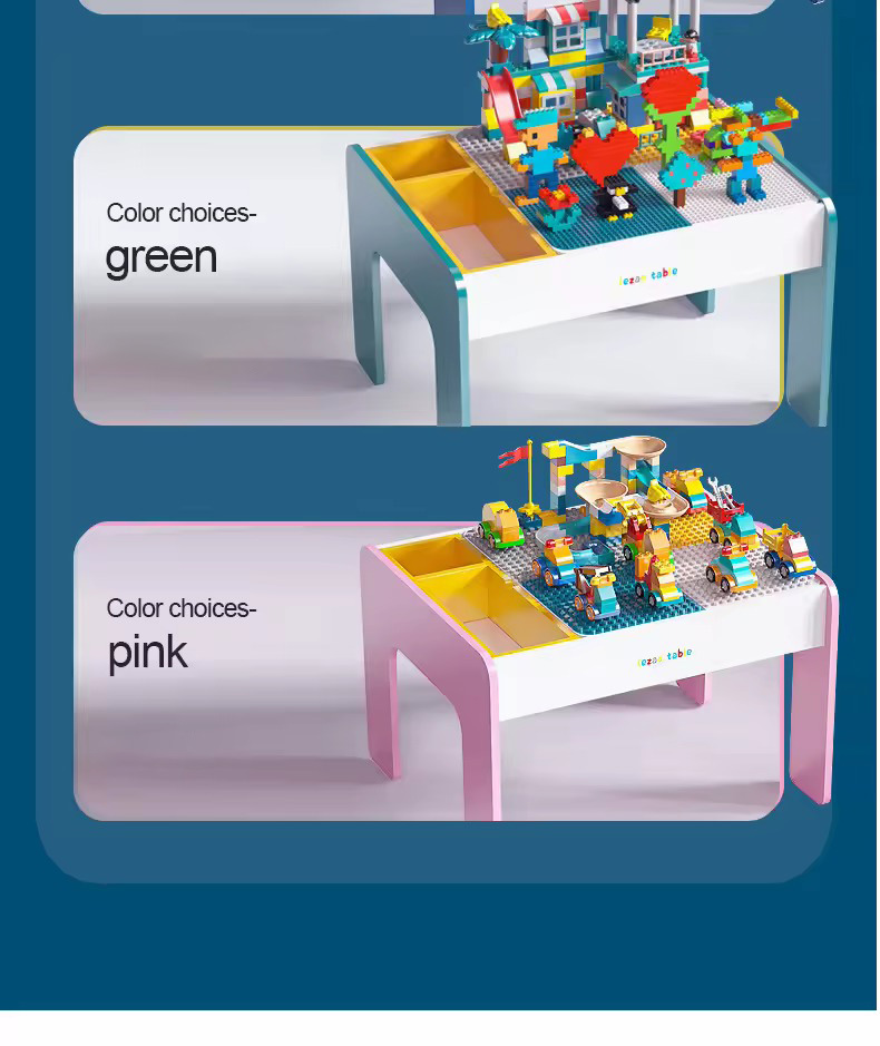 Table à grosses particules - Trois couleurs disponibles