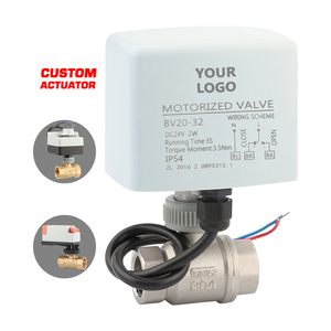 Трехпроводный двигатель постоянного тока с двойным управлением DC12V на DC24V Электрический драйвер с двухходовым шаровым клапаном DN15 - Product Image 3