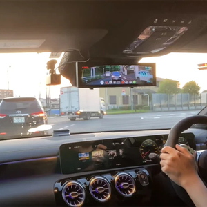 AKEEYO 1080p Front and Inside Video Recorder Dual Camera Car Screen Dash Cam Dual With <strong>Collision</strong> <strong>Detection</strong> - Product Image 1