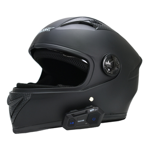 Intercomunicador Universal con Bluetooth para casco de motocicleta, sistema de comunicación para 2 conductores, 1200m - Product Image 2