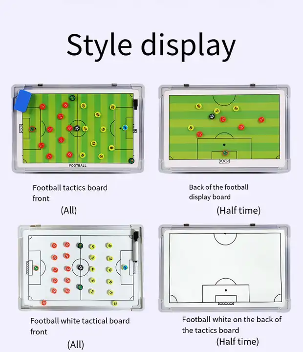 Coach tactics sand table insegnamento board ponteggi tipo lega di alluminio calcio tattiche di calcio board