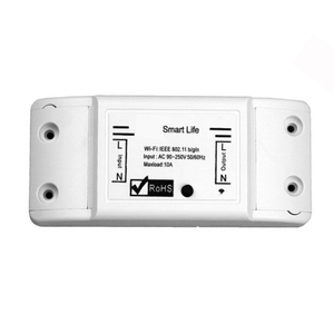 TOWO Smart 1CH16Aスイッチモジュール回路ブレーカー2.4GHzワイヤー接続16ATuyaミニリモコンAC90-240V