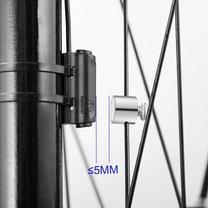 自転車コンピューターLCDデジタル有線サイクリングコンピュータースピードメーターバイクスピード走行距離計バックライトバイクアクセサリー付き - Product Image 5