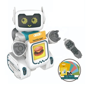 Frühe Bildung RC Smart intelligente Roboter Karte Rechtschreib maschine Programmierung Fernbedienung Roboter Sprechen Flash-Karte Roboter Spielzeug - Product Image 1