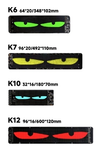 USB 5 В RGB шаблон DIY прокручивающаяся панель программируемый пульт дистанционного управления рекламный светодиодный экран для автомобиля матрица Автомобильный дисплей - Product Image 2
