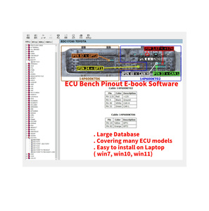 ECU Bench Pinout E-book <strong>Software</strong> With Large ECU Pionout Database for Bench and Boot ECU Repair <strong>Software</strong> Auto Repair <strong>Software</strong> - Product Image 1