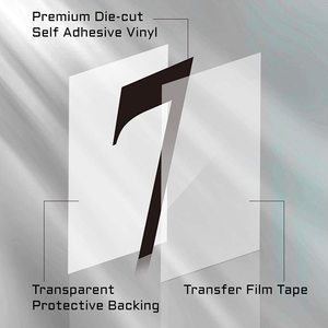 Self Adhesive Waterproof Die Cut Black Vinyl Numbers <strong>Stickers</strong> Daily Use Premium Decal <strong>Stickers</strong> Custom - Product Image 3