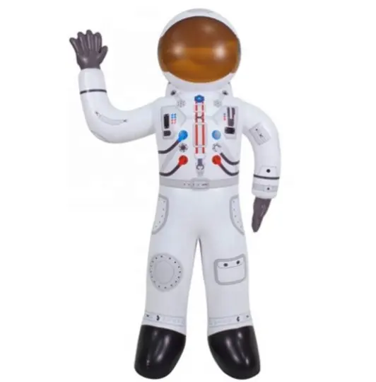 Zhn figuras infláveis personalizadas de astronauta, brinquedo inflável favorável para adultos e crianças festa do item