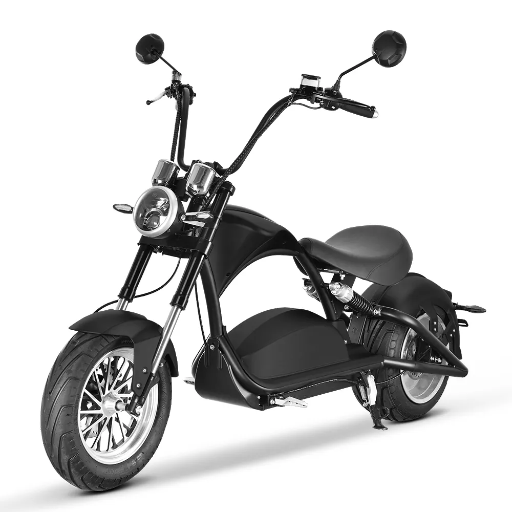 Hochleistungs-EWG-Zertifizierung 3000 W 60 V Akku-Scooter Scooter abnehmbarer Akku Elektrofahrrad Motorrad mit Vollfederung