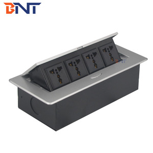 <strong>Multi</strong>-<strong>Function</strong> 16A Universal Desktop Power <strong>Socket</strong> <strong>with</strong> Pop-Up Panel 4 AC Outlets for Office - Product Image 3