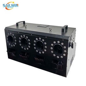 EU STOCK 4 отверстия 1500 Вт RGBW светодиодная дымовая Пузырьковая Машина DMX 512 управление сценическая профессиональная противотуманная пузырьковая машина для FX специальных эффектов - Product Image 3