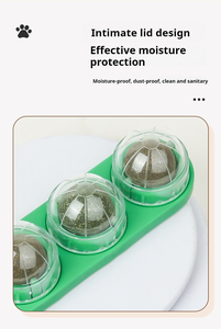Rotatable <span class=keywords><strong>Catnip</strong></span> Balls Healthy Chew Toy para gatinhos Dentes Limpeza Wall Treat Mint <span class=keywords><strong>Catmint</strong></span> Toy Bola <span class=keywords><strong>Catmint</strong></span> recarregável para animais de estimação