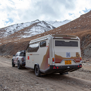 <span class=keywords><strong>2</strong></span> Bunks tüm yol ve Off-Road OEM 20ft yarı elektrikli kamp RV Van ile 2023 Grand karavan seyahat için tüm yol koşulları