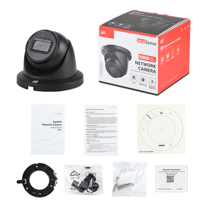 美国股票大华IPC-HDW2441TM-S黑色4MP红外眼球贴片加周边保护WizSense PoE IP摄像机 - Product Image 3