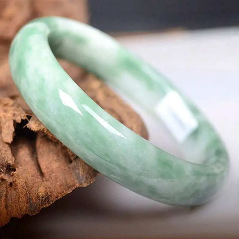 2021 Hoge Kwaliteit Natuursteen Armband Green Jade Bangle Armband Voor Vrouwen Groothandel