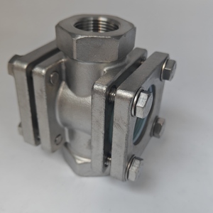 CF8 гидравлика расходомер из нержавеющей стали, датчик расхода воды низкого давления с видимым стеклом и резьбой рабочего колеса - Product Image 4