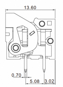 High Quality Pitch 2.54mm Screwless <strong>Spring</strong> Clamp <strong>Terminal</strong> <strong>Blocks</strong> 300V/2A Pcb <strong>Terminal</strong> <strong>Block</strong> - Product Image 3