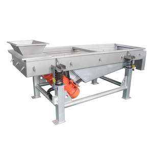 DZJX Ss Vibro Cleaner Máquina de tamiz de pantalla vibratoria lineal móvil para clasificar nueces de Macadamia Residuos de construcción de soja - Product Image 5