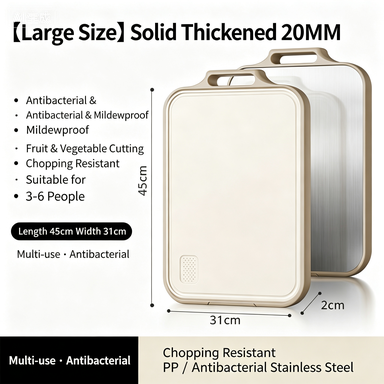 Acero inoxidable 304 antibacteriano PP - Grande 44cm