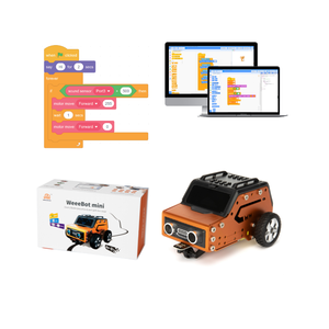 Apri e gioca e potenziata capacità pratica WeeeBot Mini STEM Robot V2.0 versione educativa per bambini - Product Image 3