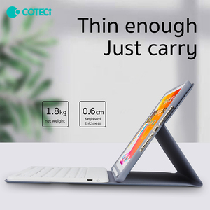 COTECi超薄便携式迷你无线RGB背光键盘USB 3.0静音办公充电新款平板电脑桌面圆顶 - Product Image 6