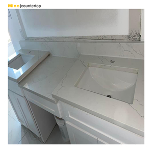 מפעל ישיר כהה כחול בית פיברגלס משטחי דיפו טרצו מלאכותי אבן מטבח משטח אבן קוורץ - Product Image 5