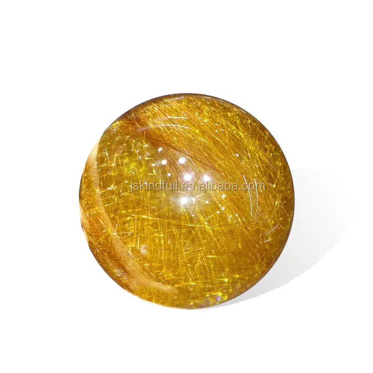 Натуральные Исцеляющие кристаллы, камень, золотой кварц, рутилированный кристалл, сфера, шар для сувенира, подарок