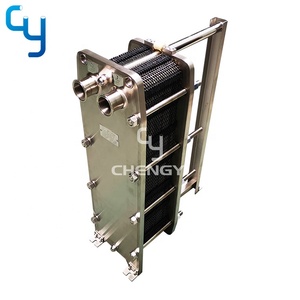 Vệ sinh thép không gỉ cấp thực phẩm trao đổi nhiệt tấm cho nước PW 4 mét vuông - Product Image 1