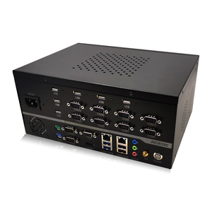 H81 yonga seti 2 LAN ve 10 COM portu sağlam bilgisayar ile endüstriyel Mini PC - Product Image 2