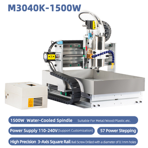 3040 DIY Desktop Engraving Machine Precise <strong>CNC</strong> <strong>Router</strong> <strong>with</strong> 1.5KW Spindle Motor and Candle <strong>Control</strong> Water Tank Type for Stone - Product Image 2