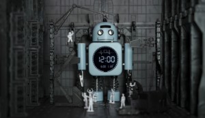 Robot intelligente sveglia digitale Display temperatura orologi Desktop con modalità Snooze casa camera da letto decorazione della tavola per il regalo del bambino - Product Image 2
