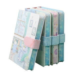 Colorful Spiral Paper <strong>Notebooks</strong> <strong>with</strong> Fabric &amp; PP Cover Saddle Stitching <strong>Binding</strong> - Product Image 1