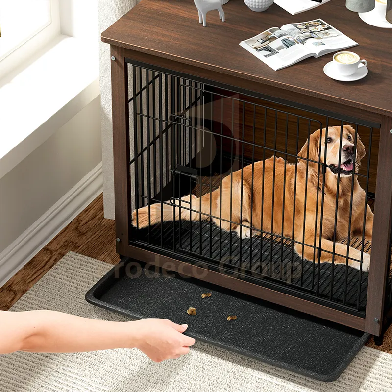 China Impact Modern Indoor Double Door Home Large Dog Crates Cages Kennels