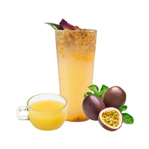 Großhandel Passions frucht sirup konzentrat mit Kokosnuss geschmack für Bubble Tea Benutzer definiertes Logo Fabrik preis Keine Mindest bestellmenge