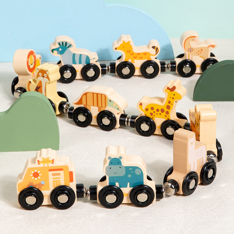 Petit train sur le thème des animaux