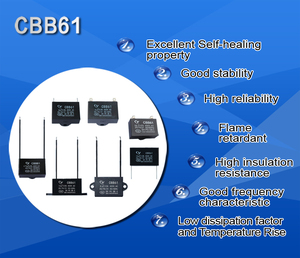 Cbb61 2.5UF 450vac P2 TUV thân thiện với môi trường phim tụ cho quạt thông gió Máy hút ẩm máy ép trái cây - Product Image 3