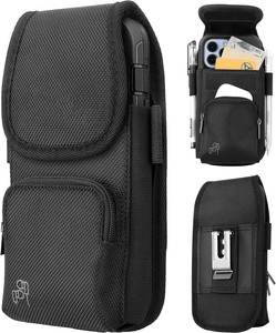 Rugged Belt Clip Phone Pouch Phone Holder <strong>Cover</strong> with Card Slot for Motorola <strong>Droid</strong> Turbo - Product Image 2