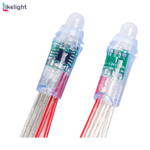 Wasserdichtes IP68 Voll farbiges DC5V Ucs1903 Werbung Ws2811 Ws2812b Smart Led Point Pixel Modul 12mm RGB LED Lichterketten - Product Image 3