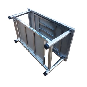 Mesa de centro de acero inoxidable desmontable, mesa auxiliar multifuncional, mesa de té de Metal moderna de fácil montaje para café, hogar y oficina - Product Image 2