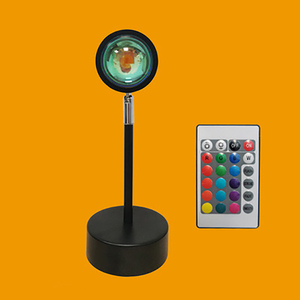 Çin nakliye ajan Sunset projeksiyon lambası Led ışık romantik görsel ruh aydınlatma lambası derece rotasyon ağ kırmızı ışık - Product Image 3