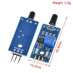 IR-Infrarot 3-Draht-Flammenerkennungssensormodul IR-Flammens ensor modul Detektor Smart sense - Product Image 2