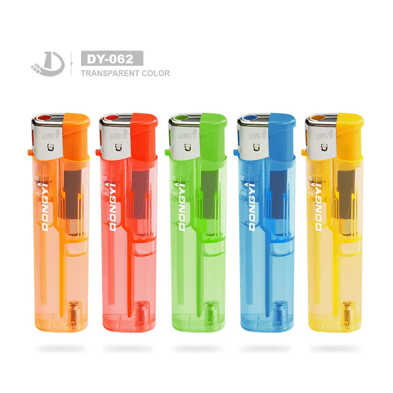 Bulk single wraps fashionable disposable simple gas colorful electronic lighter