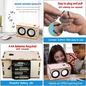 Progetti STEM per bambini costruisci il tuo altoparlante Bluetooth-Kit di elettronica per esperimenti scientifici | - Product Image 4