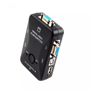 工厂出口输入2输出1 VGA KVM开关OSD热插拔USB 2.0笔记本电脑高速VGA KVM开关 - Product Image 4