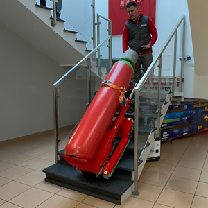 Zonzini Skipper điện cầu thang leo núi xi lanh Giao thông vận tải với bánh cơ sở và phẳng Giao thông vận tải tiêu chuẩn AGM Pin - Product Image 5